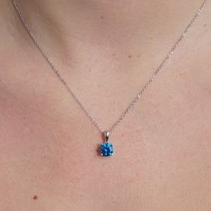 Jewelry - S925 December (tanzanite) birthstone necklace Jewelry - S925 December (tanzanite) birthstone necklace